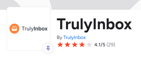 Current G2 rating snapshot for TrulyInbox